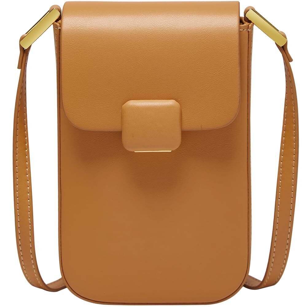 2531 Small Cell Phone Bag Mini Crossbody Phone Bag Leather Phone Wallet